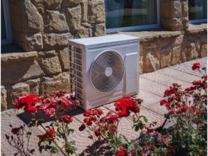 Heat pump outside Clearwater, FL home
