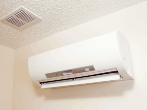 white long lasting ductless mini-split ac