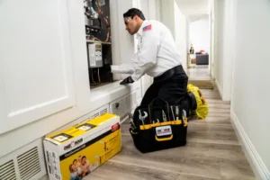 One Hour AC Tech performing furnace tune-up